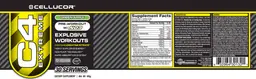 Label for C4 Extreme Green Apple