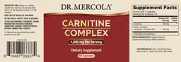 Label for Carnitine Complex 1,000 mg