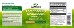 Label for Lactobacillus rhamnosus with FOS