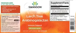Label for Larch Tree Arabinogalactan