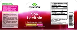 Label for Soy Lecithin 1.2 Grams