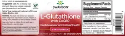 Label for L-Glutathione with CoQ10