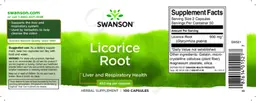 Label for Licorice Root 450 mg