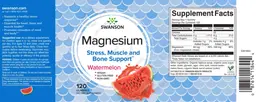 Label for Magnesium Watermelon