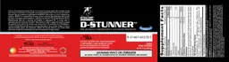 Label for D-Stunner Blue Raspberry