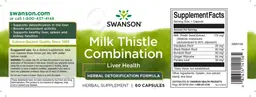 Label for Milk Thistle Combination