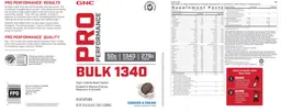 Label for Bulk 1340 Cookies & Cream