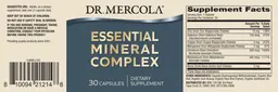 Label for Essential Mineral Complex