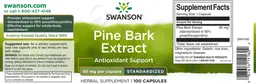 Label for Pine Bark Extract 50 mg