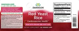 Label for Red Yeast Rice