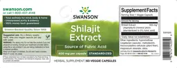 Label for Shilajit Extract 400 mg