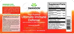 Label for Ultimate Immune Defense