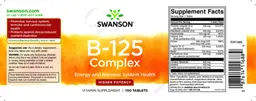 Label for B-125 Complex