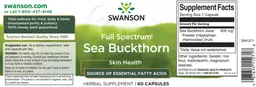 Label for Full Spectrum Sea Buckthorn