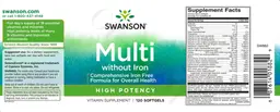 Label for Multi without Iron High Potency