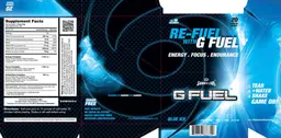 Label for G Fuel Blue Ice