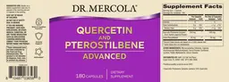 Label for Quercetin and Pterostilbene Advanced