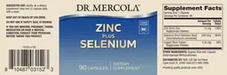 Label for Zinc plus Selenium