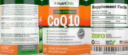 Label for CoQ10 200 mg