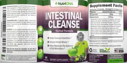 Label for Intestinal Cleanse