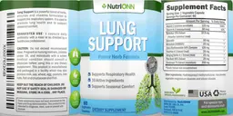 Label for Lung Support