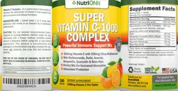 Label for Vitamin C-1000 Complex