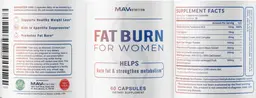 Label for Fat Burn For Women