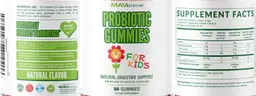 Label for Probiotic Gummies For Kids
