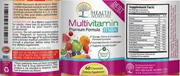 Label for Multivitamin