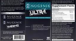 Label for Nugenix Ultra