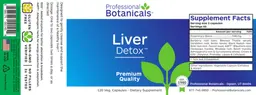 Label for Liver Detox