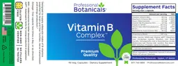 Label for Vitamin B Complex