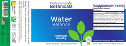 Label for Water Balance
