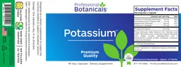 Label for Potassium