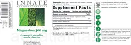 Label for Magnesium 300 mg