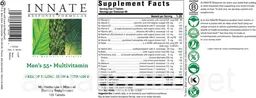 Label for Men's 55+ Multivitamin
