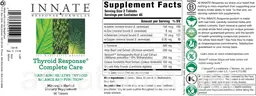 Label for Thyroid Response Complete Care