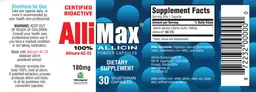 Label for AlliMax 180 mg