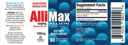 Label for AlliMax 180 mg