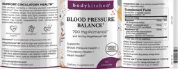 Label for Blood Pressure Balance