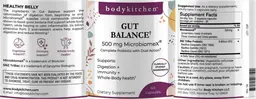 Label for Gut Balance