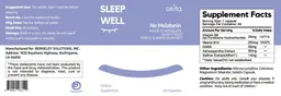 Label for Sleep Well