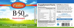 Label for B-50 Gels