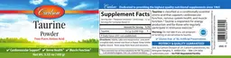 Label for Taurine Powder