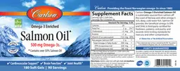Label for Salmon Oil