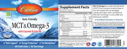 Label for MCT & Omega-3