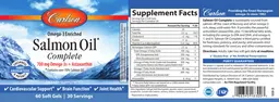 Label for Salmon Oil Complete