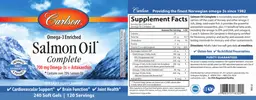 Label for Salmon Oil Complete