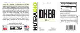 Label for DHEA 25 mg