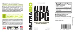 Label for Alpha GPC